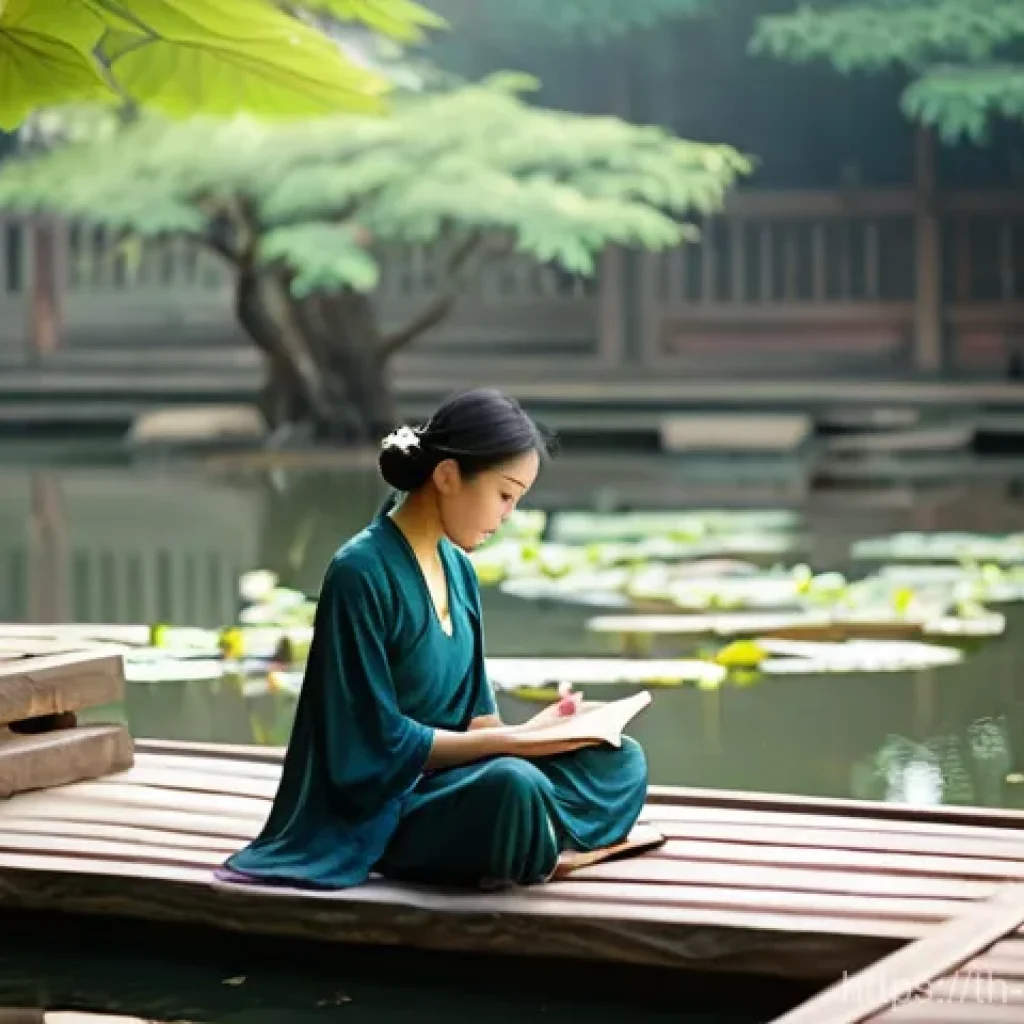 상담심리사 실무에서 자주 사용하는 이론 - **Prompt for "Deep Self-Understanding and Inner Peace"**
A serene and contemplative 20-something...