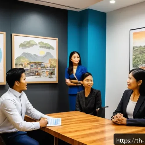 Home 30 상담심리사 업무 중 직면하는 도전 - A professional psychologist conducting a culturally sensitive counseling session in a modern office,...